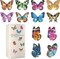 12 Pcs Diamond Painting Kits, Butterfly Diamond Art Refrigerator Magnets, Diamond Art Kits for Adults, Fridge Magnet Diamond Art Kits, DIY Crafts Kits for Adults